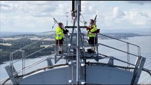 BEAR Scotland bagpipers celebrate 60 years of Forth Road Bridge