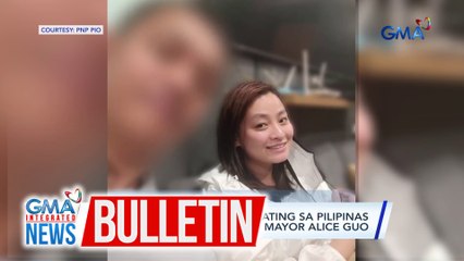 Sen. Tulfo - Inaasahang darating sa Pilipinas mamayang gabi si dismissed Mayor Alice Guo | GMA Integrated News Bulletin