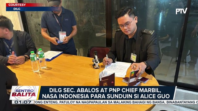DILG Sec. Abalos at PNP Chief Marbil, nasa Indonesia para sunduin si Alice Guo