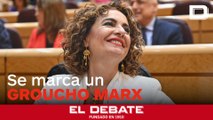 María Jesús Montero homenajea por error a los hermanos Marx