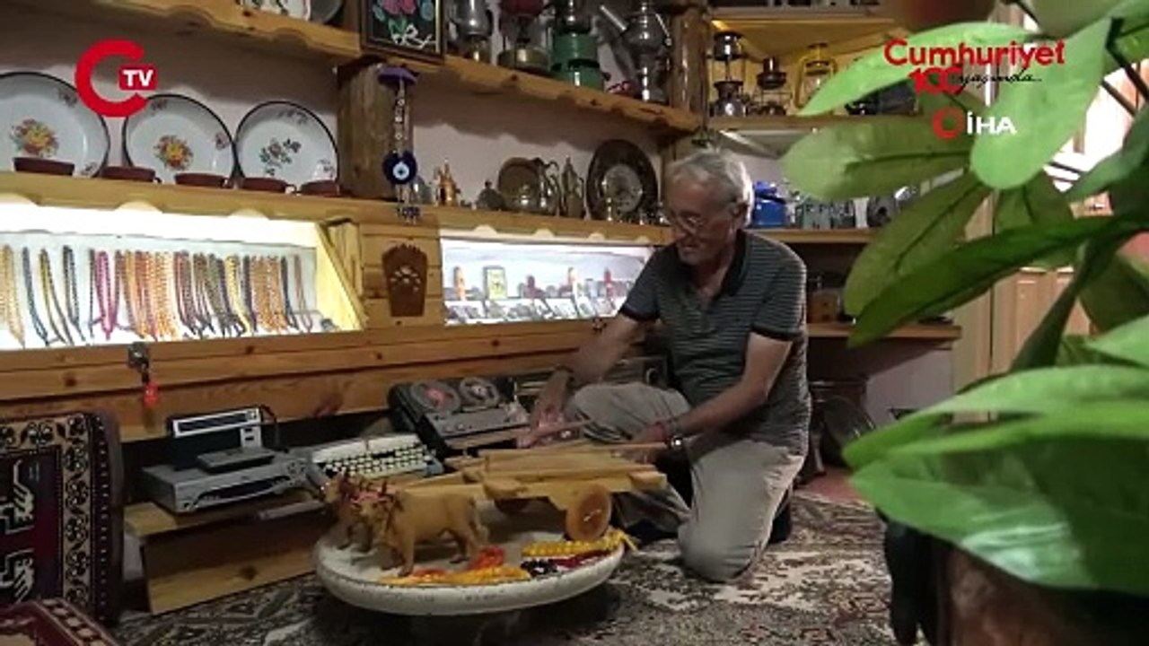 Baba ocağını müzeye dönüştürdü: 5 binin üzerinde antika parça sergileniyor