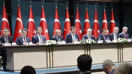 Cumhurbaşkanı Yardımcısı Cevdet Yılmaz, yeni Orta Vadeli Program’ın tanıtım toplantısında açıklama yaptı