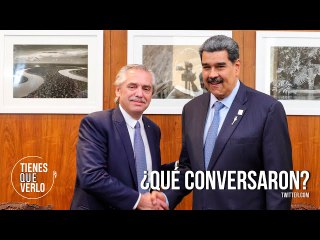 Reunión bilateral: Cara a cara Maduro y Alberto Fernández