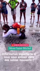 Un guide passionné dévoile ses secrets au #montsaintmichel ✨   Abonne-toi au @petitmauda d'autres bons plans ❤️‍   Tous nos bons plans séjours et hébergements sur notre lien en bio ✨  C.petitmauda #petitmauda #guide #sablesmouvants #visite #tourisme