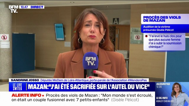 Soumission chimique: Il faut endiguer ce phénomène qui est un fléau de santé publique , assure Sandrine Josso, (association #MendorsPas)