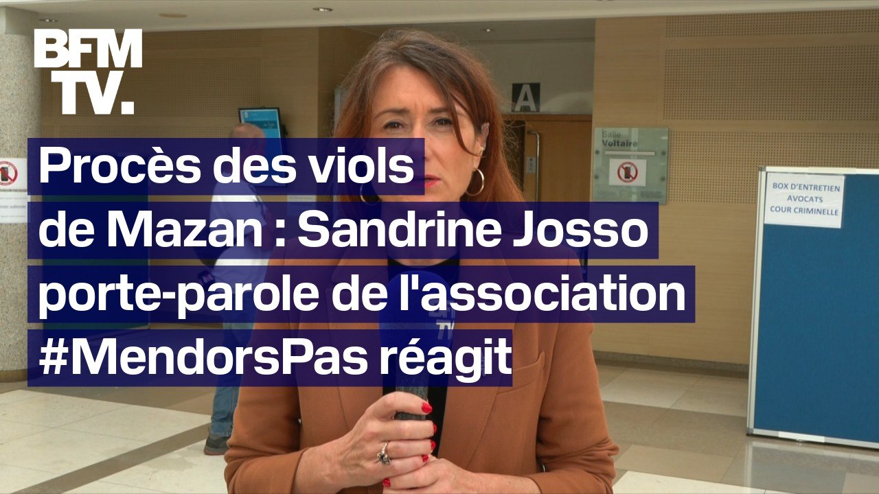 Viols de Mazan: "Ce procès est un cas d'école" assure Sandrine Josso, députée et porte-parole de l'association #MendorsPas