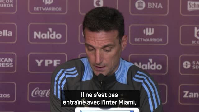 Argentine - Scaloni : Cela aurait été prématuré d'appeler Messi