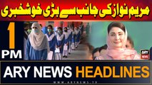 ARY News 1 PM Headlines | 5th September 2024 | Big news from CM Punjab Maryam Nawaz