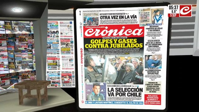 Golpes y gases contra los jubilados: otro miércoles de violencia frete al Congreso