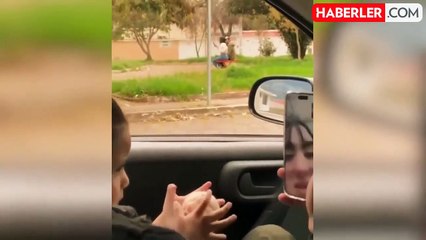 Yanında bebeği ile karısının onu aldattığı anlara tanıklık etti