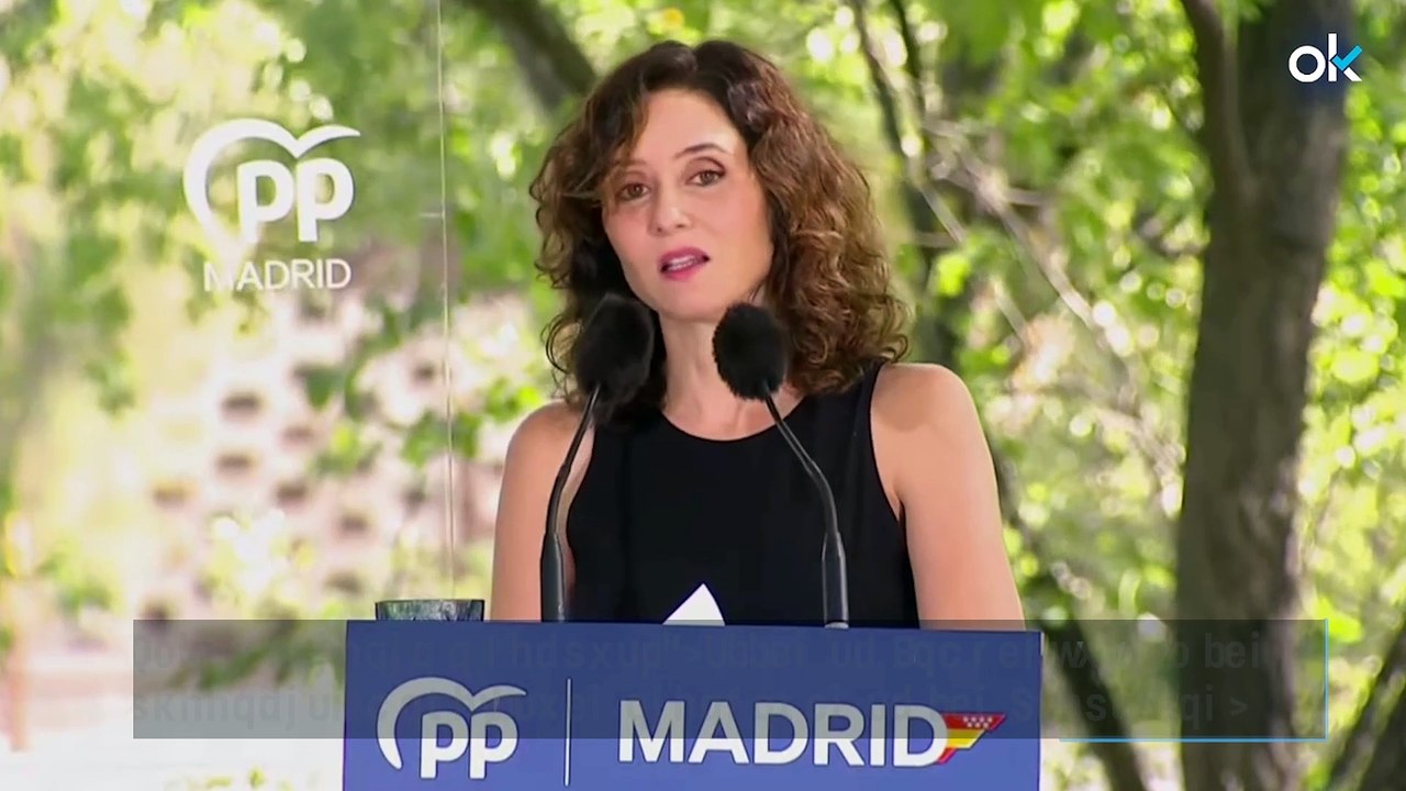 Ayuso retrata a Sánchez: "Ellos en Lamborghini y los currantes madrileños atrapados en los Cercanías"