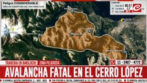 Trágica avalancha en Bariloche: hay un muerto y un desaparecido