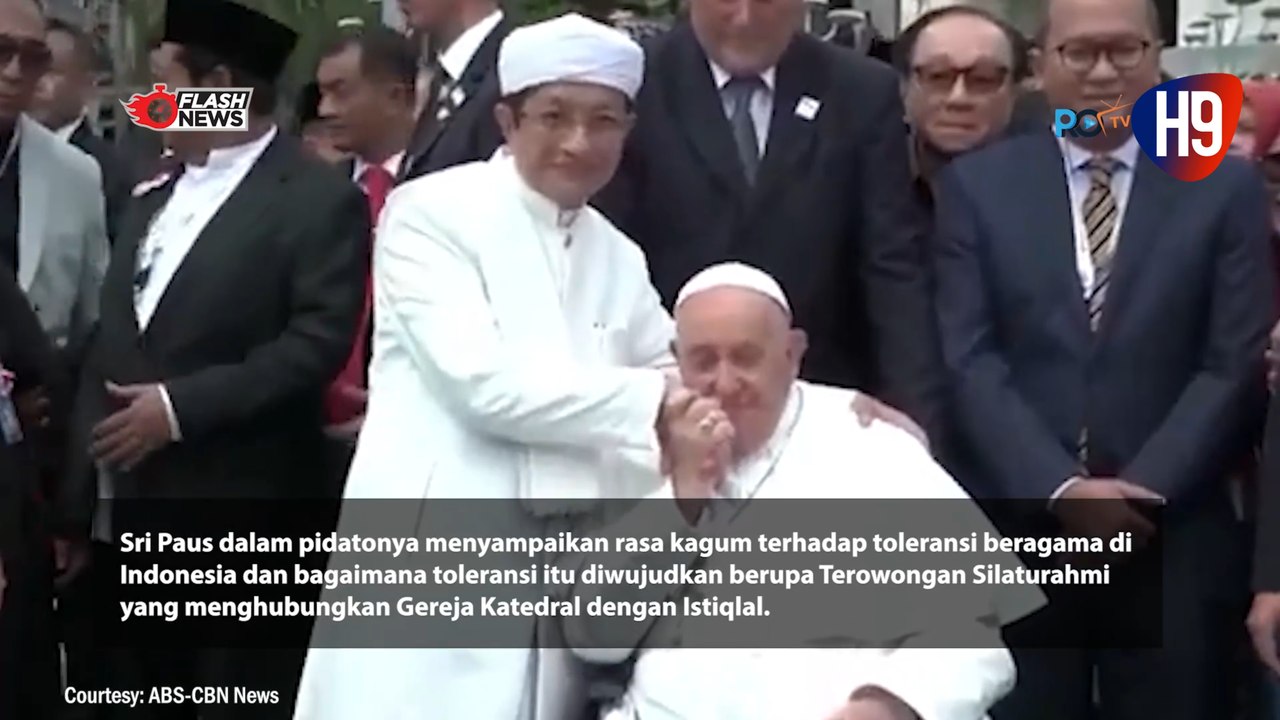 Kunjungan ke Masjid Istiqlal, Paus Fransiskus Temui Tokoh Lintas Agama Indonesia