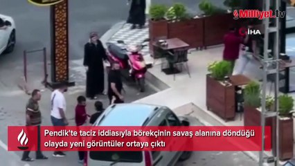 Pendik'te börekçideki kavganın yeni görüntüleri ortaya çıktı! Belediye dükkanı mühürledi