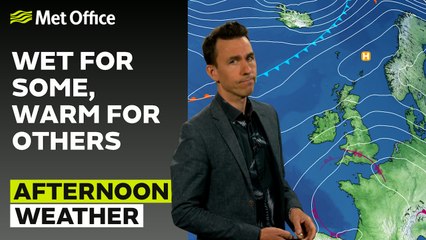 Met Office Afternoon Weather Forecast 05/09/24 - Heavy rain in the south