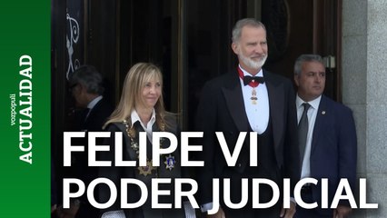 El Rey Felipe asiste a la apertura del año judicial