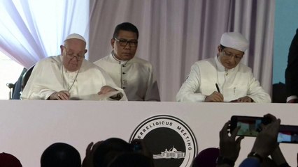 Papa e imã de Istiqlal assinam apelo para evitar uso da religião para alimentar conflitos