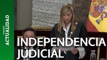 La nueva presidenta del CGPJ defenderá la independencia judicial frente a injerencias del 