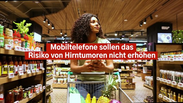 Mobiltelefone sollen das Risiko von Hirntumoren nicht erhöhen