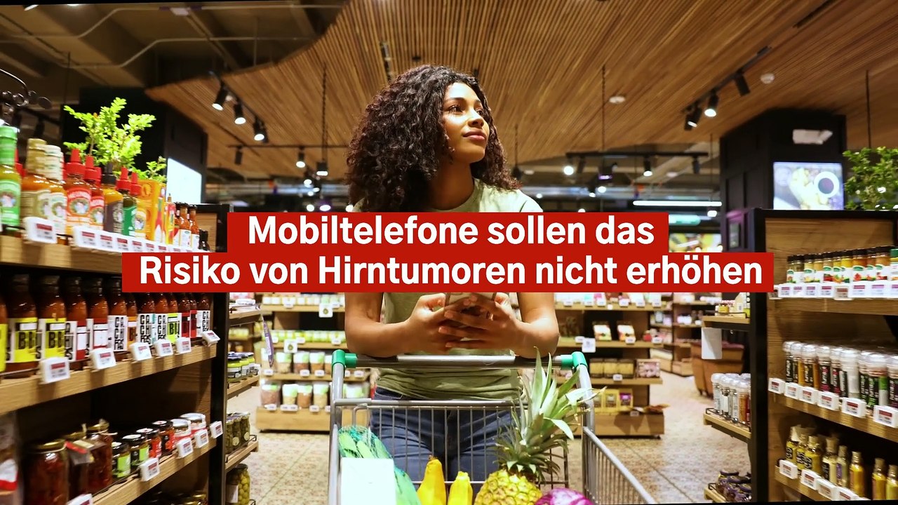 Mobiltelefone sollen das Risiko von Hirntumoren nicht erhöhen