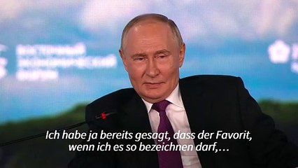 Putin will Harris bei US-Wahlkampf "unterstützen"