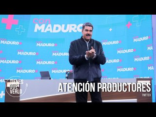 Estamos logrando la soberanía alimentaria: Presidente Maduro