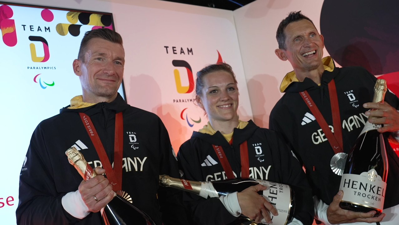So feiert das deutsche Haus die paralympischen Medaillengewinner
