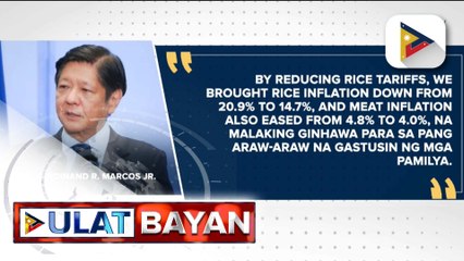 PBBM, ikinalugod ang naitalang pagbaba ng inflation rate nitong Agosto