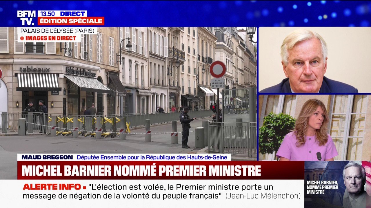 "Chacun devra mettre de l'eau dans son vin": Maud Bregeon réagit à la nomination de Michel Barnier au poste de Premier ministre
