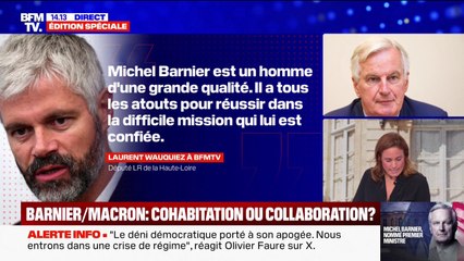 Pour Laurent Wauquiez, Michel Barnier "a tous les atouts pour réussir" en tant que Premier ministre