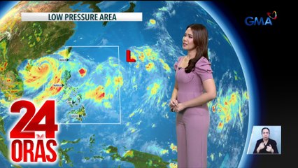 Bagong LPA, namataan sa labas ng PAR; kumpol ng ulap sa loob ng PAR, may tsansa ring maging bagyo | 24 Oras