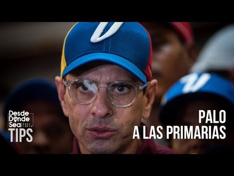 No hay ambiente electoral : Sin compasión Capriles le lanza un balde de agua fría a las primarias