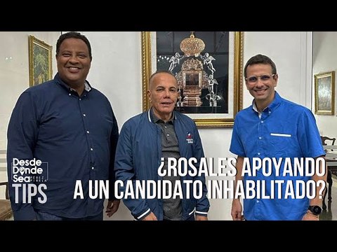 Apoyo sospechoso: ¿Manuel Rosales le va a serruchar la candidatura a Capriles?