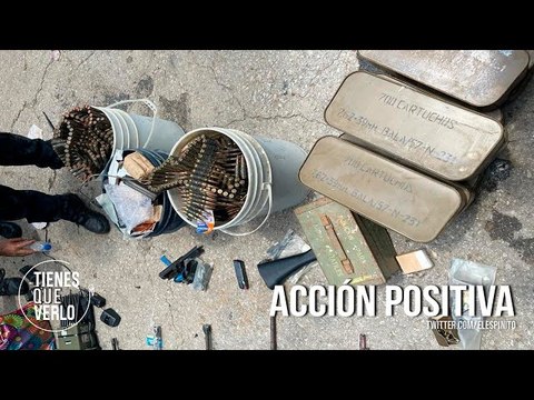 Tocorón: Primeras armas halladas en megaoperativo con 11 mil funcionarios