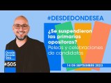 ¿Se suspendieron las primarias opositoras? Peleas y celebraciones de candidatos