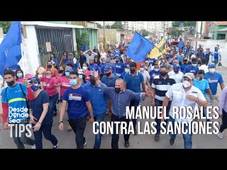 Manuel Rosales se lanza en contra de las sanciones gringas: Cese del hambre y la miseria