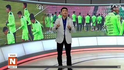 CHICHO MEDINA JUNTO A LA SELECCIÓN