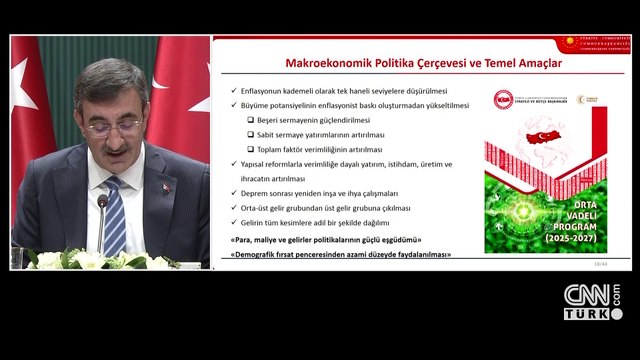 SON DAKİKA | Ekonominin yeni rotası belli oldu! İşte 2025-2027 Orta Vadeli Program...