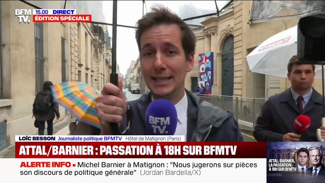 Insolite : Quand le journaliste de CNews se retrouve pendant de longues minutes sur... BFM TV avec le logo de sa chaîne bien visible...