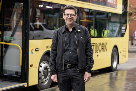 Greater Manchester Mayor Andy Burnham announces new annual Bee Network bus pass