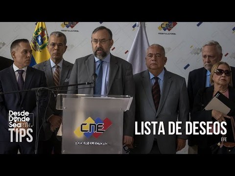 ¿Qué le pidió la Comisión Nacional de Primarias al CNE para hacer las primarias el 22 de octubre?