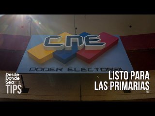 Máxima seriedad: CNE confirmó estar preparado para garantizar las primarias de la oposición