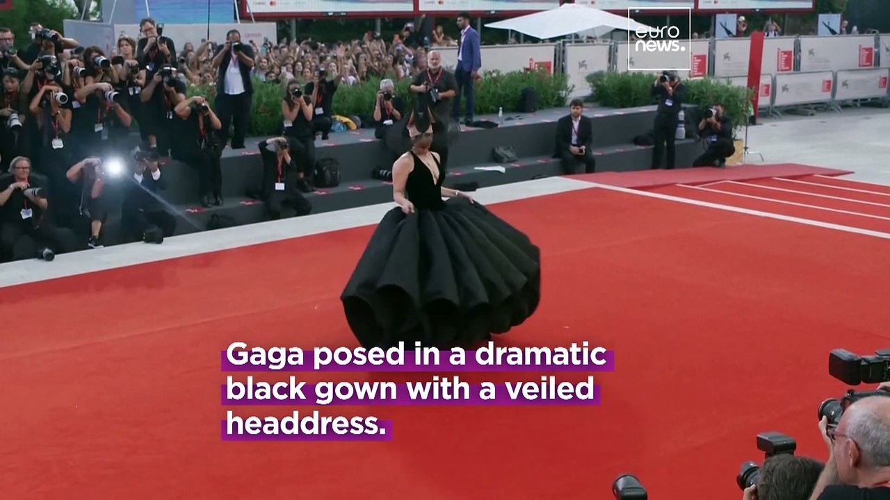 Lady Gaga joins Joaquin Phoenix and Todd Phillips at Venice world premiere of 'Joker: Folie à Deux'