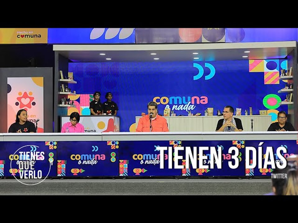 "A debatir las preguntas del referendum consultivo": Maduro a las comunas
