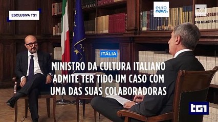Ministro da Cultura italiano diz estar pronto para se demitir após confessar caso com colaboradora