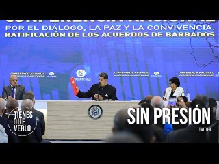 Han querido convertir las sanciones en un chantaje contra el país: Maduro en Conferencia por la Paz
