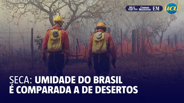 Seca histórica deixa cidades brasileiras com níveis de umidade comparáveis aos de deserto