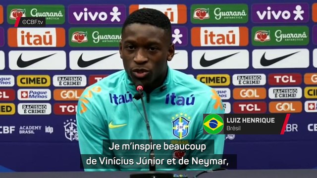 Luiz Henrique : Je m'inspire beaucoup de Neymar et Vinicius