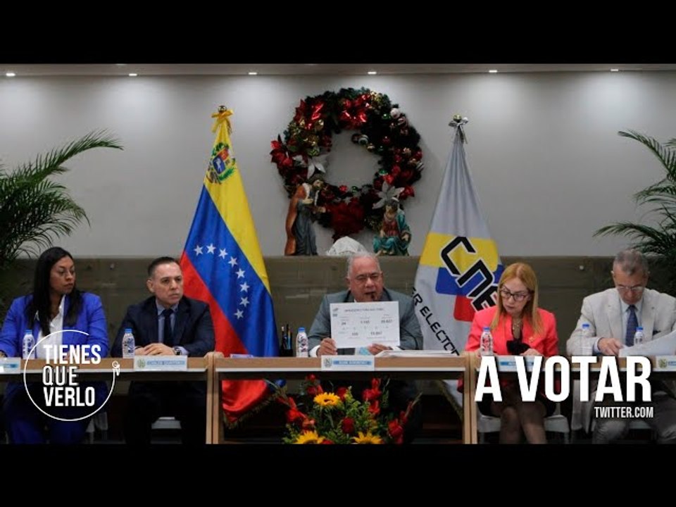 Esequibo: CNE acata constitucionalidad de las preguntas delreferendo
