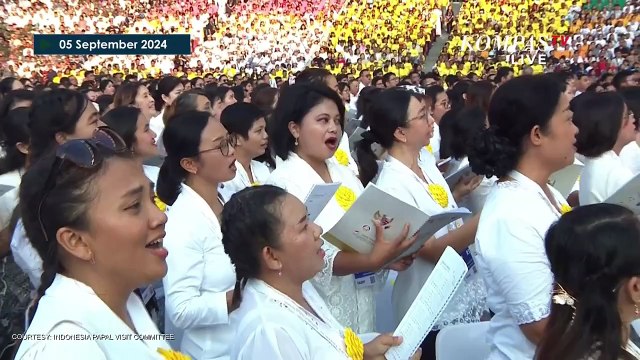 Doa Paus Fransiskus saat Pimpin Misa Akbar di GBK